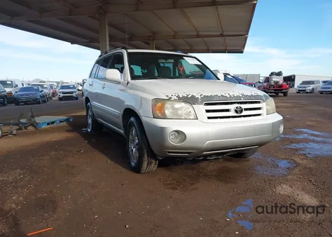 2006 Toyota Highlander V6 from USA, damaged, VIN JTEGP21A860110005